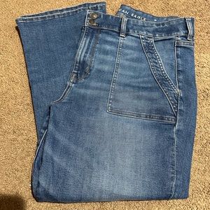 Hi-Rise Skinny Kick American Eagle Jeans size 18